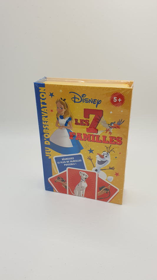 Jeu de cartes Disney -  Les 7 Familles