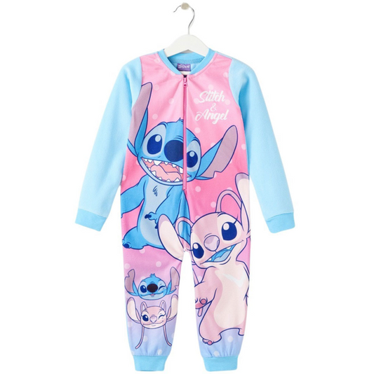 combinaison pyjama disney enfant stitch bleu