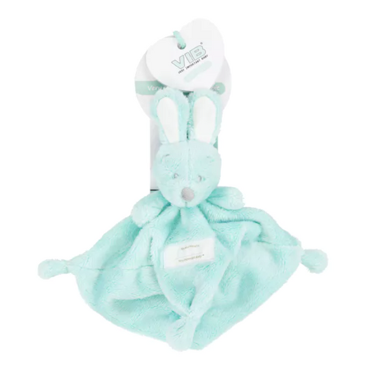 Doudou lapin vert menthe VIB