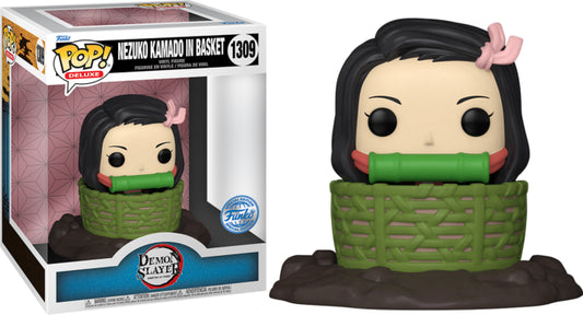 Funko Pop Deluxe - Demon slayer - Nezuko Kamado in Basket 1309 Special edition