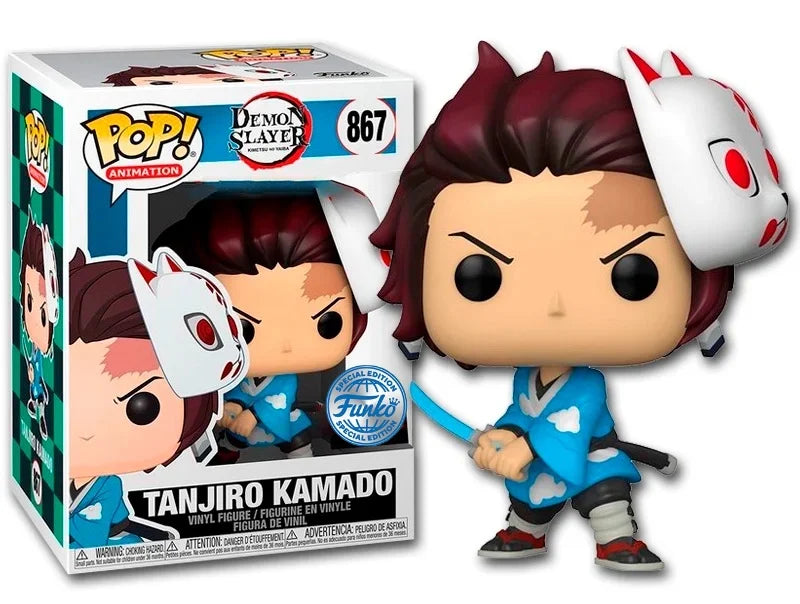 Funko Pop - Demon Slayer - Tanjiro Kamado w/Mask 867 Special Edition