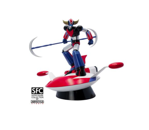 figurine grendizer goldorak abystyle sur son vaisseau