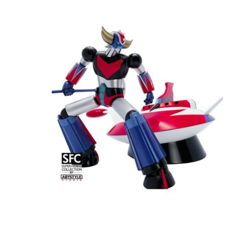 figurine grendizer goldorak abystyle sur son vaisseau