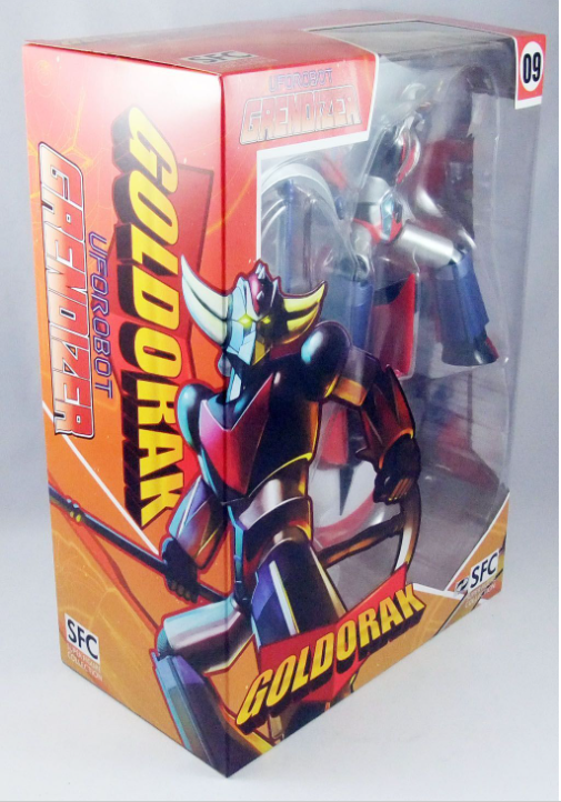 figurine grendizer goldorak abystyle sur son vaisseau