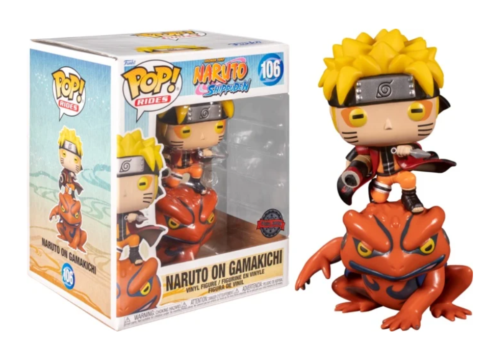 Pop Naruto Shippuden n°106 Naruto on Gamakichi