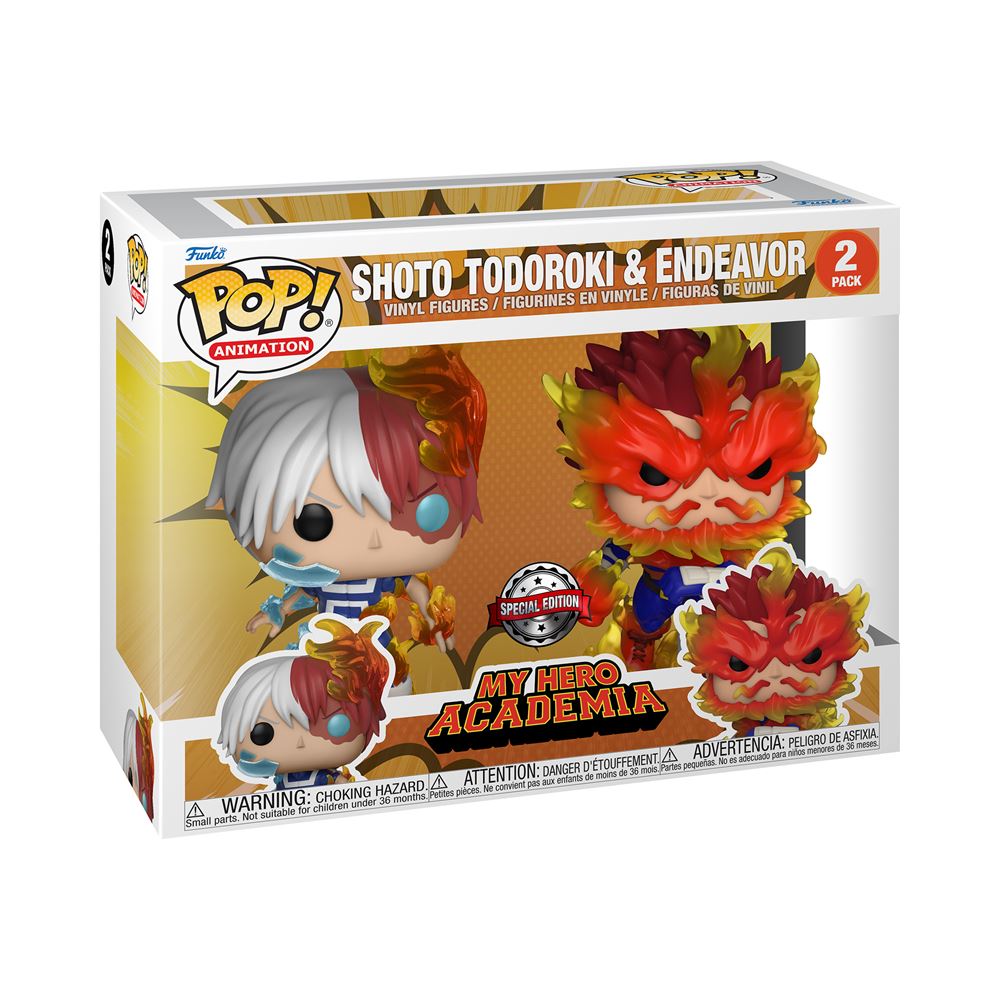 POP MY HERO ACADEMIA - 2 PACK - SHOTO TODOROKI & ENDEAVOR SE