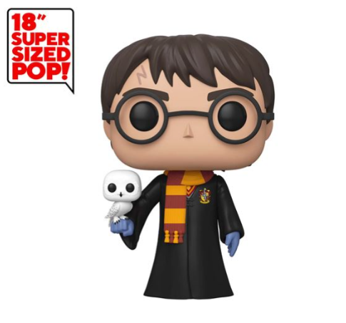 funko pop geante super sized 46 cm harry potter et hedwig