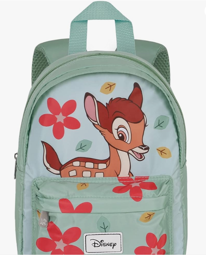 sac a dos prescolaire enfant disney bambi vert