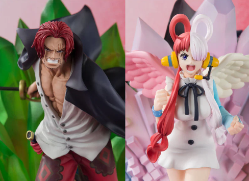 figurine one piece shanks et uta extra battle