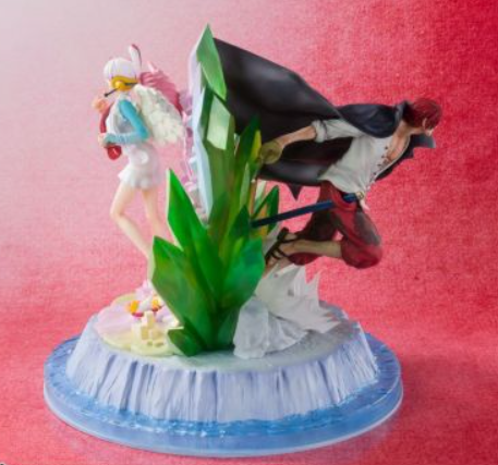 figurine one piece shanks et uta extra battle