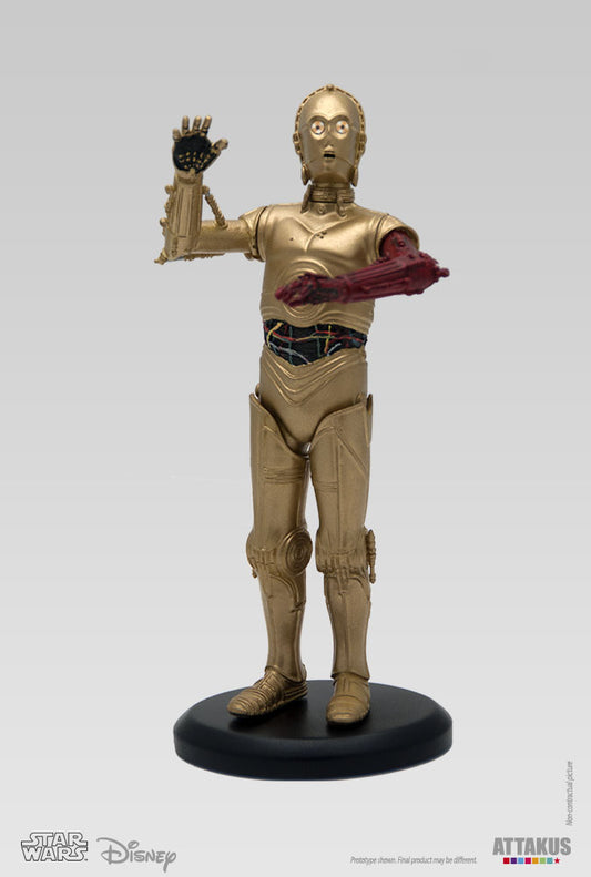 figurine Star wars C3PO bras rouge 1/10eme Collection Elite