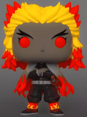 funko pop demon slayer kyojuro rengoku glow in the dark 1308 special edition