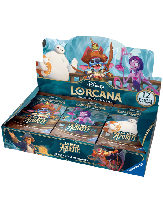 Disney Lorcana : Display 24 Boosters Chapitre 6 Mer Azurite FR