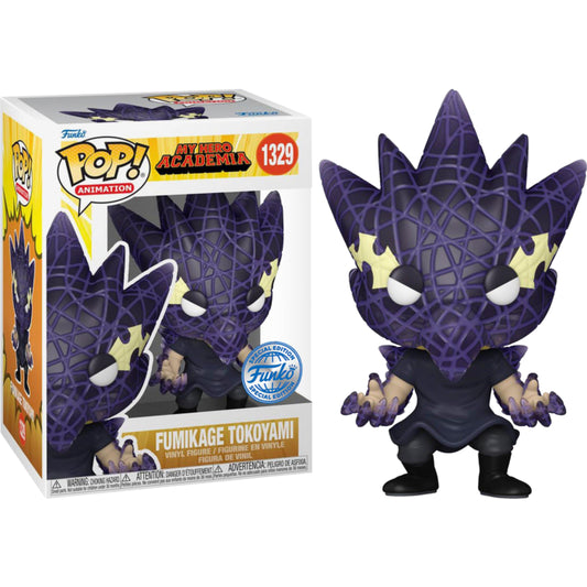 funko pop my hero academia fumikage tokoyami 1329 special edition