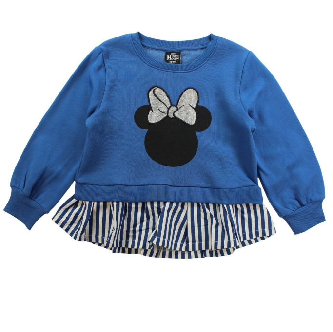 Sweat shirt Disney Minnie bleu