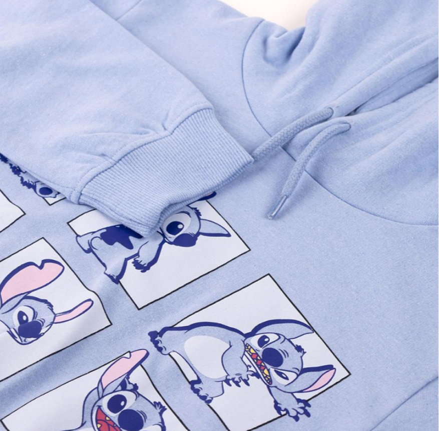 sweat shirt à capuche disney stitch 14 ans ado enfant